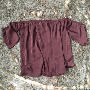 Ae off the shoulder top nwot